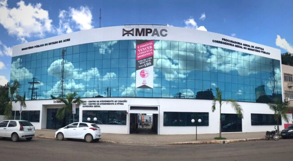 Concurso MP AC Promotor: prédio do Ministério Público do Acre - Divulgação