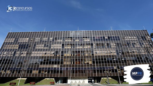 Concurso do MP PR: edifício-sede do órgão, em Curitiba - Foto: Divulgação