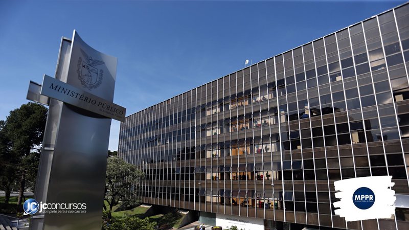 Concurso do MP PR: edifício-sede da instituição, em Curitiba - Foto: Divulgação
