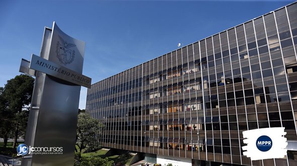 Concurso do MP PR: edifício-sede da instituição, em Curitiba - Foto: Divulgação