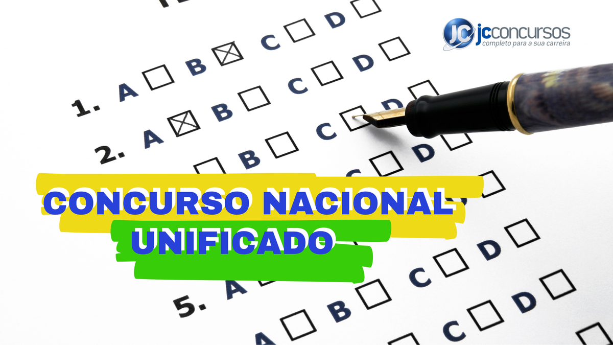 None - Concurso Nacional Unificado : caneta preenche a folha de respostas Divulgação