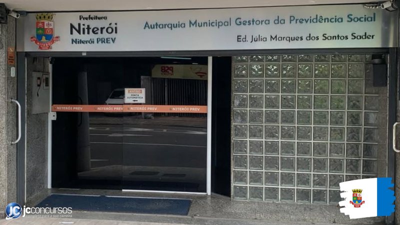 Concurso da Niterói Prev RJ: fachada da sede da Autarquia