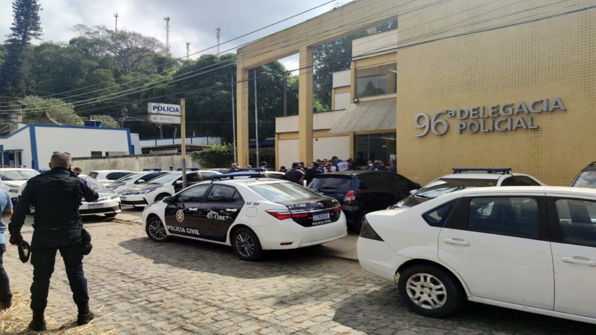 Concurso PC RJ: fachada de delegacia da Polícia Civil do Rio de Janeiro