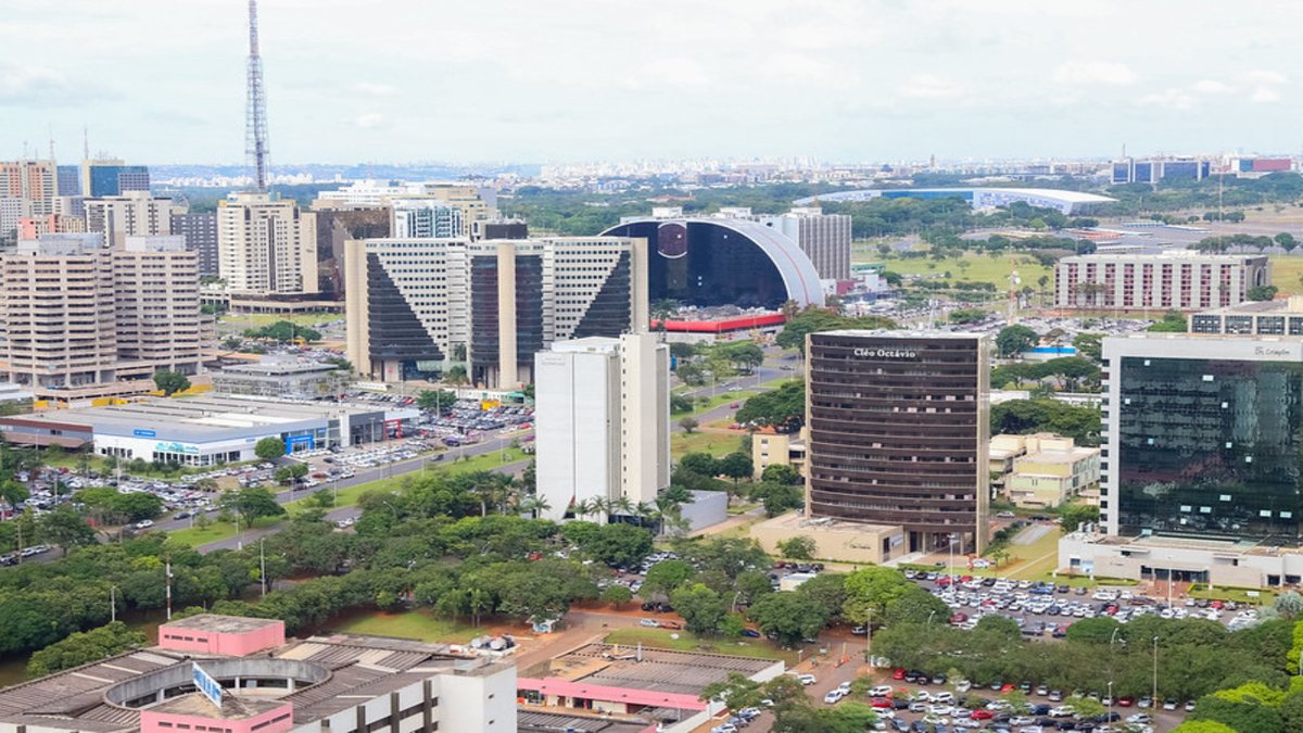 Concurso da PGDF: vista panorâmica da cidade de Brasília
