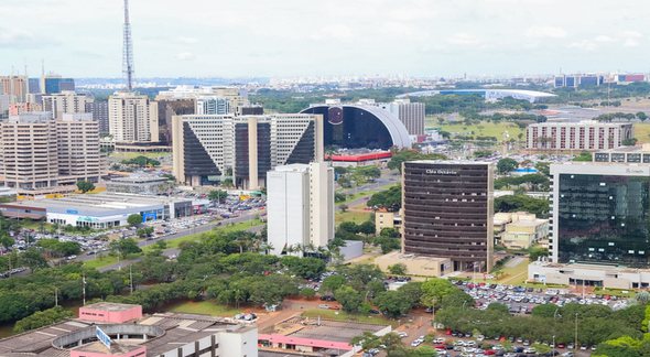 Concurso PGDF: vista panorâmica da cidade de Brasília - Agência CLDF