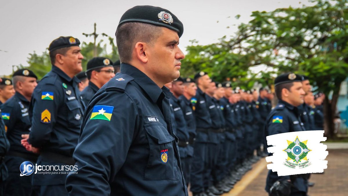Agentes da Polícia Militar de Rondônia perfilados - Divulgação