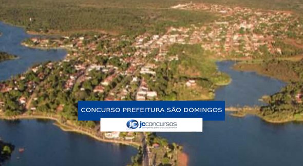 Concurso Prefeitura de São Domingos - vista aérea do município - Divulgação