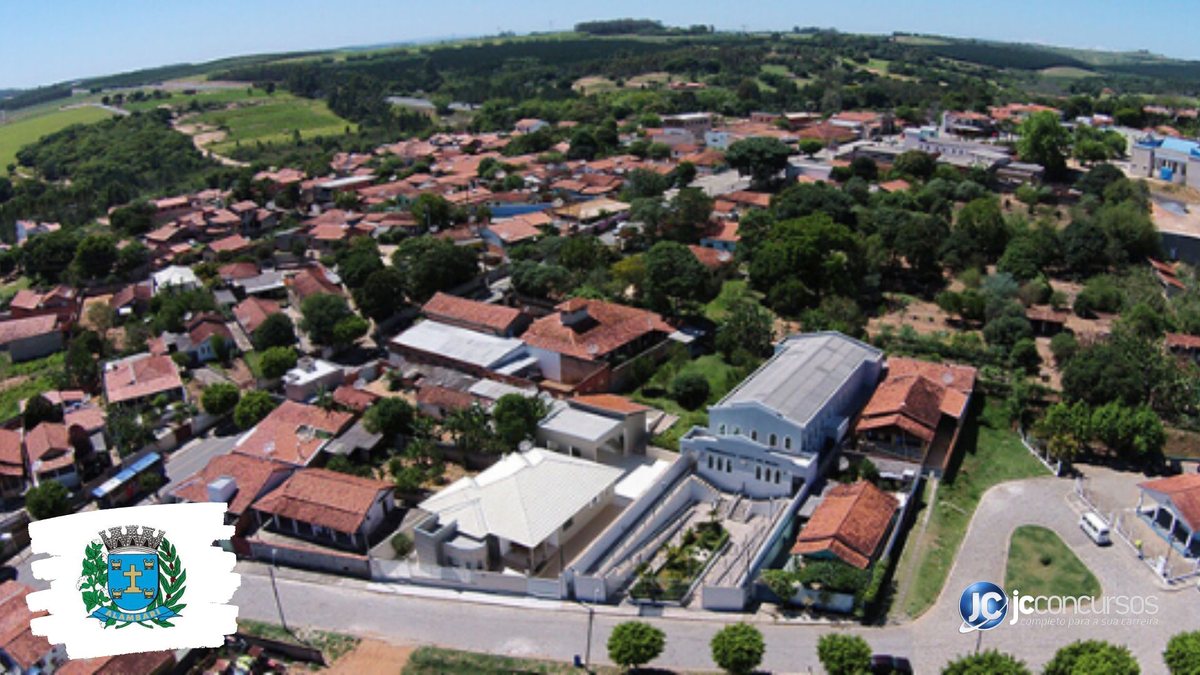 Concurso da Prefeitura de Alambari: vista aérea do município