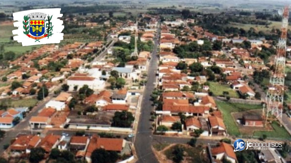 Processo seletivo Prefeitura de Alto Alegre: vista aérea do município - Divulgação