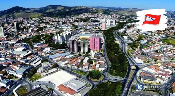 Processo seletivo de Amparo SP: vista aérea da cidade - Divulgação