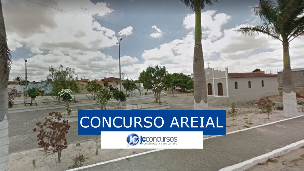 Concurso da Prefeitura de Areial: vista da cidade