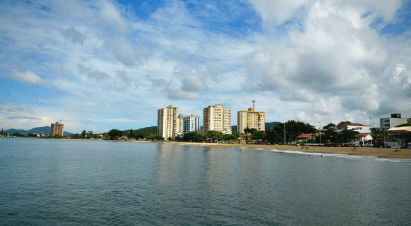 Cidade de Balneário Piçarras, no Estado de Santa Catarina - Divulgação