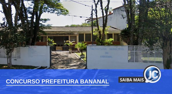 Concurso Prefeitura de Bananal - sede do Executivo - Google Street View