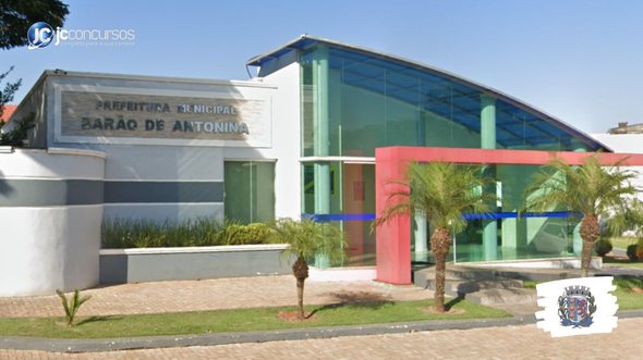 Concurso da Prefeitura de Barão de Antonina SP: sede do Executivo - Google Street View