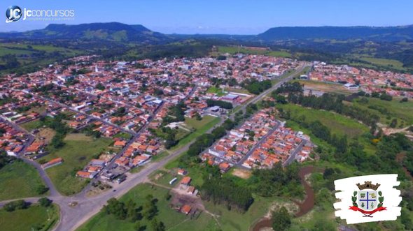 Concurso da Prefeitura de Bofete: vista aérea da cidade