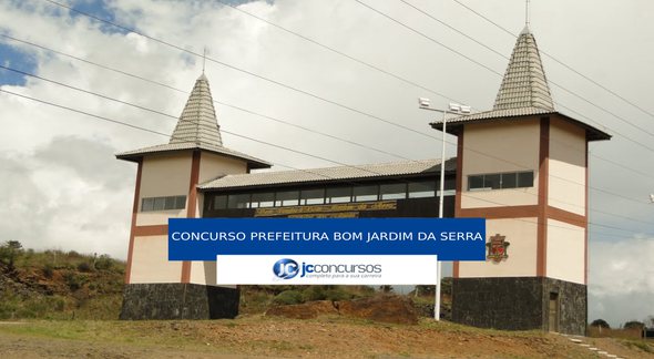 Concurso Prefeitura de Bom Jardim da Serra - portal de entrada do município - Divulgação