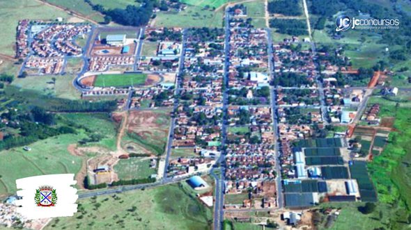 Concurso da Prefeitura de Borebi: vista aérea do município - Foto: Divulgação