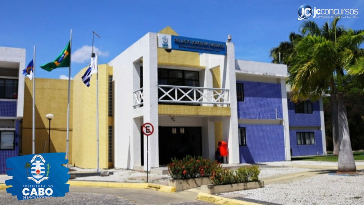 Processo seletivo de Cabo de Santo Agostinho PE: sede da prefeitura - Crédito: João Barbosa