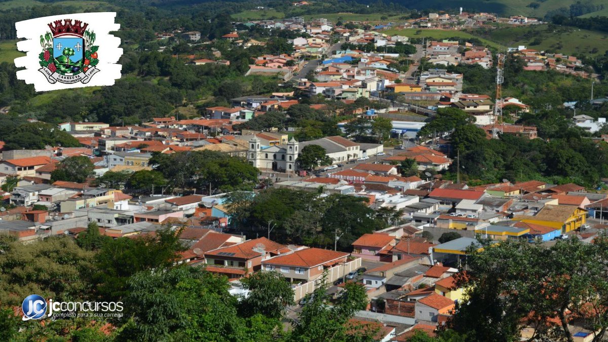 Concurso da Prefeitura de Cabreúva SP: vista aérea da cidade