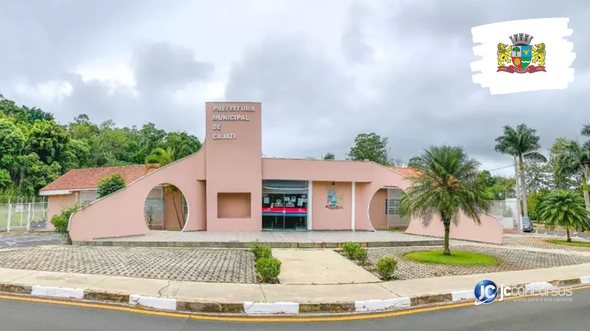 Concurso da Prefeitura de Cajati: fachada do prédio do Executivo - Foto: Divulgação