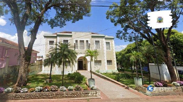 Concurso da Prefeitura de Cajuru: sede do Poder Executivo - Foto: Google Street View