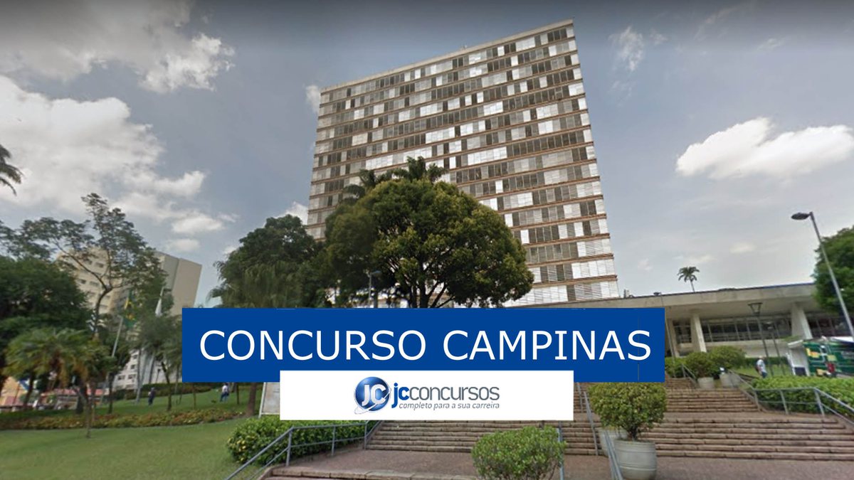 Concurso Prefeitura Campinas SP: edital para 271 vagas sai até o início de abril