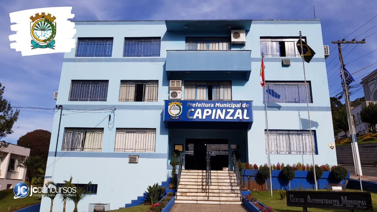 Concurso da Prefeitura de Capinzal: fachada do prédio do Executivo - Divulgação