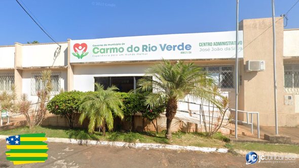 Concurso da Prefeitura de Carmo do Rio Verde GO: sede do Executivo - Google Street View