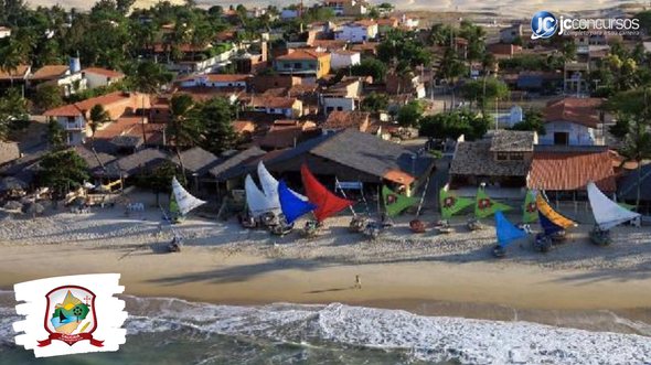 Concurso da Prefeitura de Caucaia CE: vista da praia do Cumbuco - Divulgação