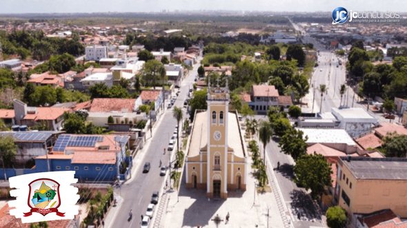 Concurso da Prefeitura de Caucaia CE: vista aérea da cidade - Divulgação