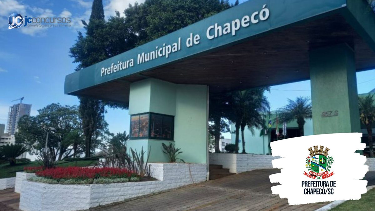 Processo seletivo da Prefeitura de Chapecó SC: sede do órgão