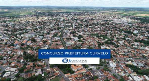 Concurso Prefeitura de Curvelo - vista aérea do município - Divulgação
