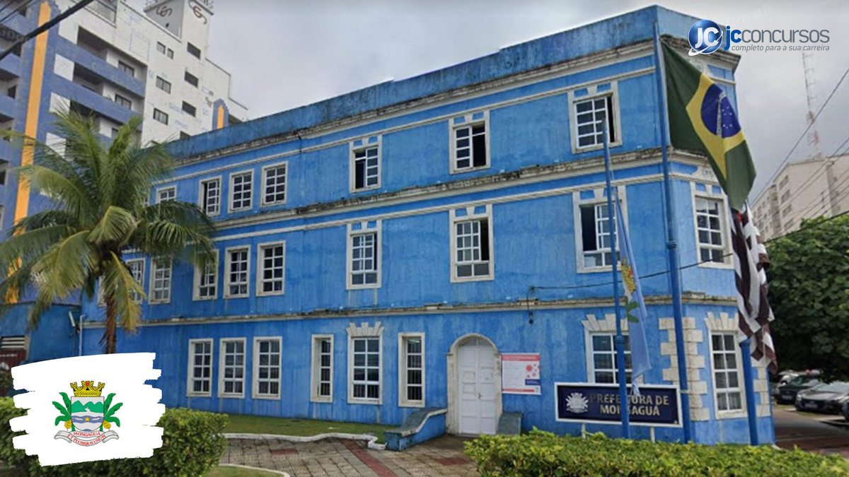 Processo seletivo de Mongaguá SP: sede da prefeitura - Google Street View