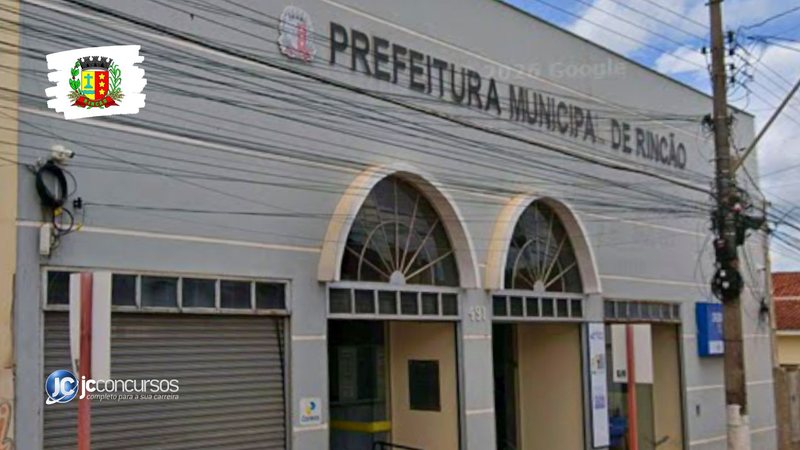 Processo seletivo da Prefeitura de Rincão: sede do Executivo