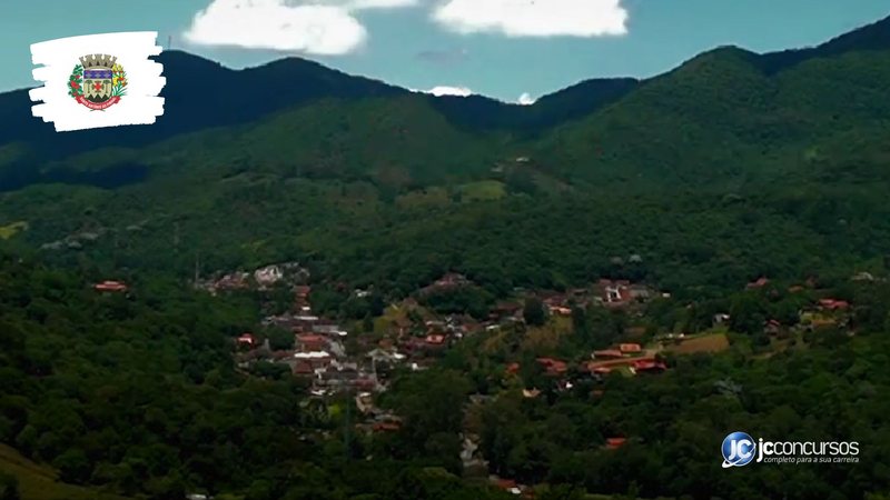 Concurso da Prefeitura de Santo Antônio do Pinhal: vista panorâmica do município