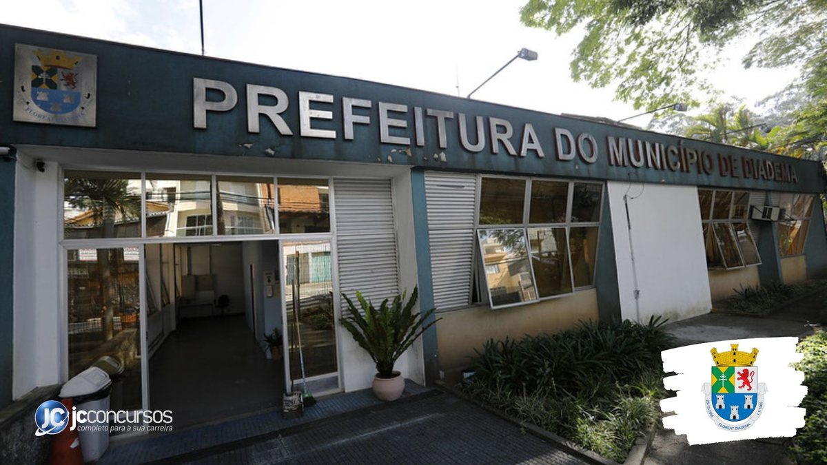 Concurso da Prefeitura de Diadema SP: fachada do prédio do Executivo - Divulgação