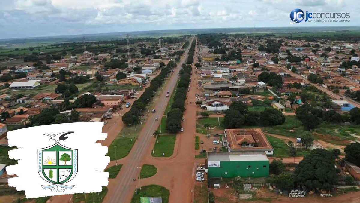 Concurso da Prefeitura de Dom Eliseu PA: vista aérea da cidade