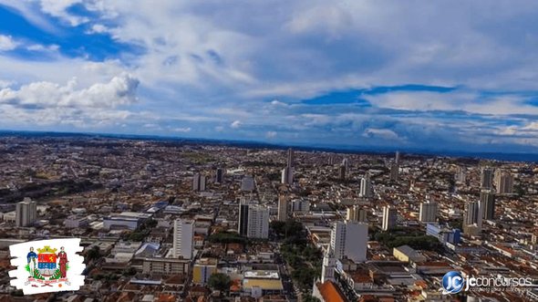 Concurso da Prefeitura de Franca SP: vista aérea da cidade - Divulgação