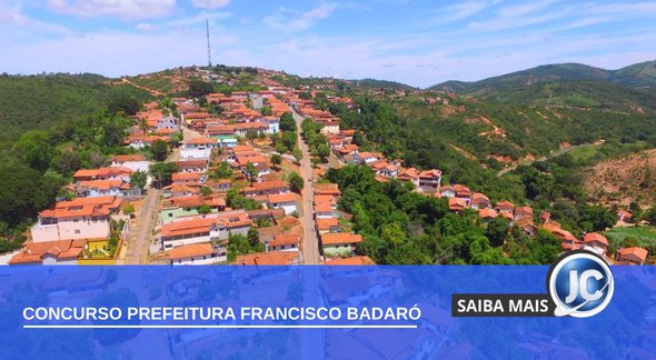Concurso Prefeitura de Francisco Badaró - vista panorâmica do município - Divulgação