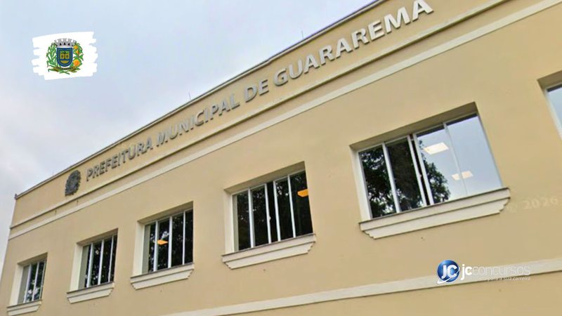 Concurso da Prefeitura de Guararema: fachada do prédio do Executivo
