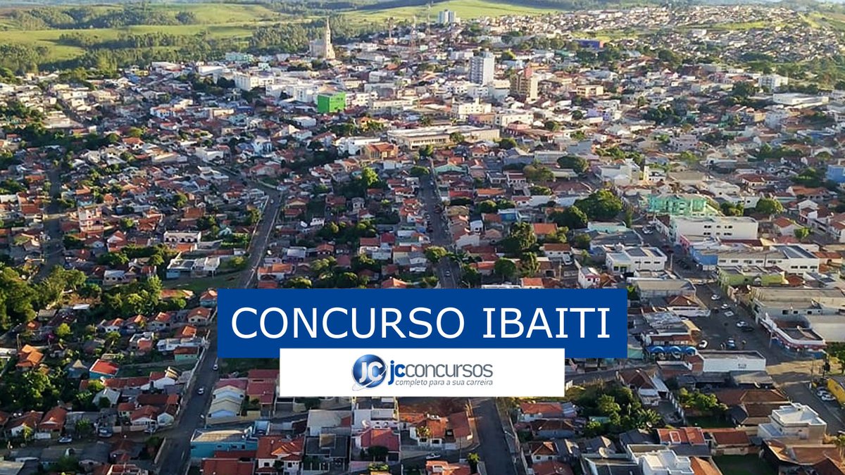 Concurso de Ibaiti: vista aérea da cidade