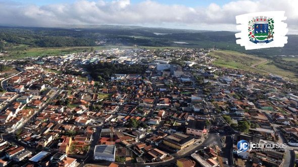 Concurso da Prefeitura de Ibiúna: vista aérea do municipio - Foto: Divulgação