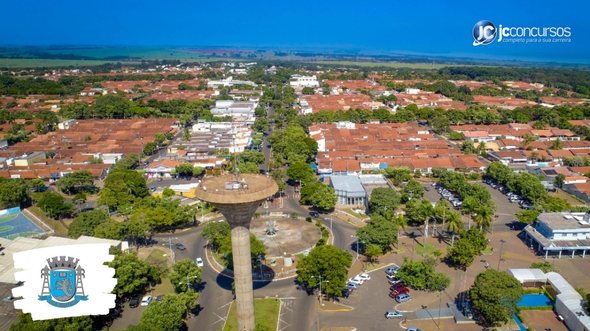 Concurso da Prefeitura de Ilha Solteira: vista aérea do município - Foto: Divulgação