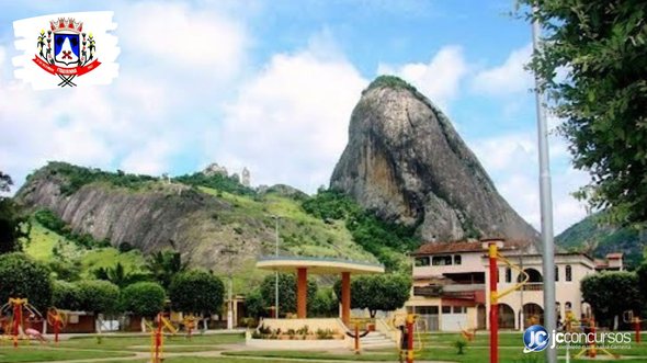 Concurso da Prefeitura de Itabirinha MG: vista da Pedra da Boneca - Divulgação