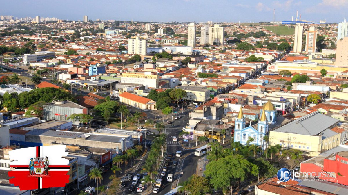 Concurso da Prefeitura de Jacareí: vista panorâmica do município - Divulgação