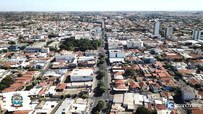 Processo seletivo da Prefeitura de Jales: vista aérea da cidade