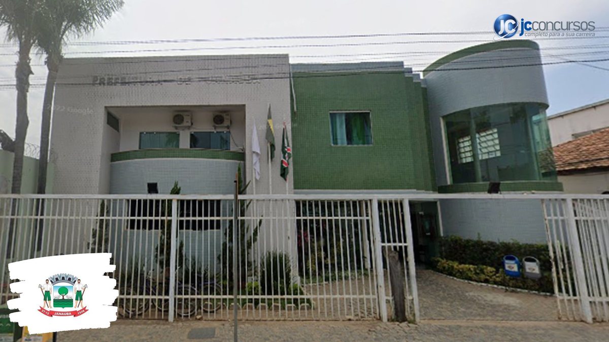 Processo seletivo de Janaúba MG: sede da prefeitura - Google Street View