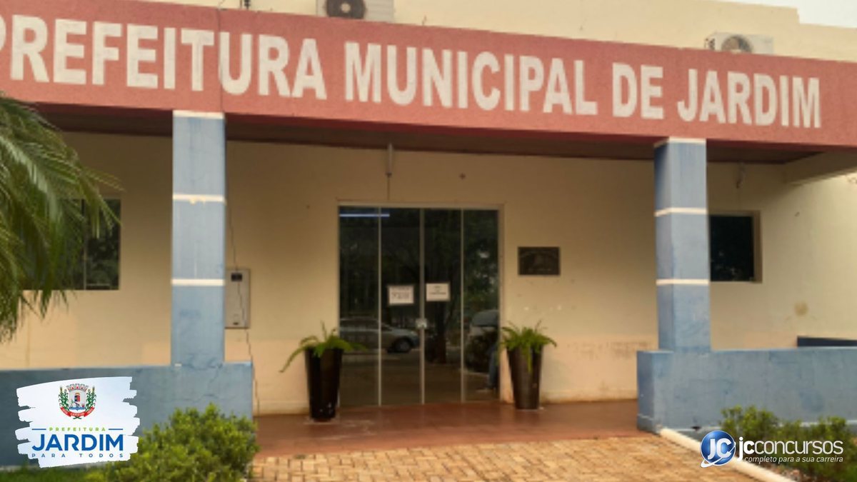 Concurso da Prefeitura de Jardim MS: sede do órgão - Divulgação