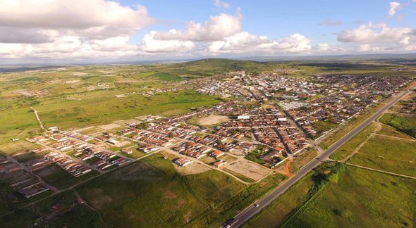 Concurso da Prefeitura de Jupi: vista aérea do município - Divulgação