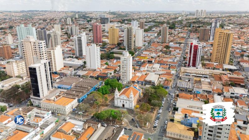 Concurso da Prefeitura de Limeira: vista aérea da cidade